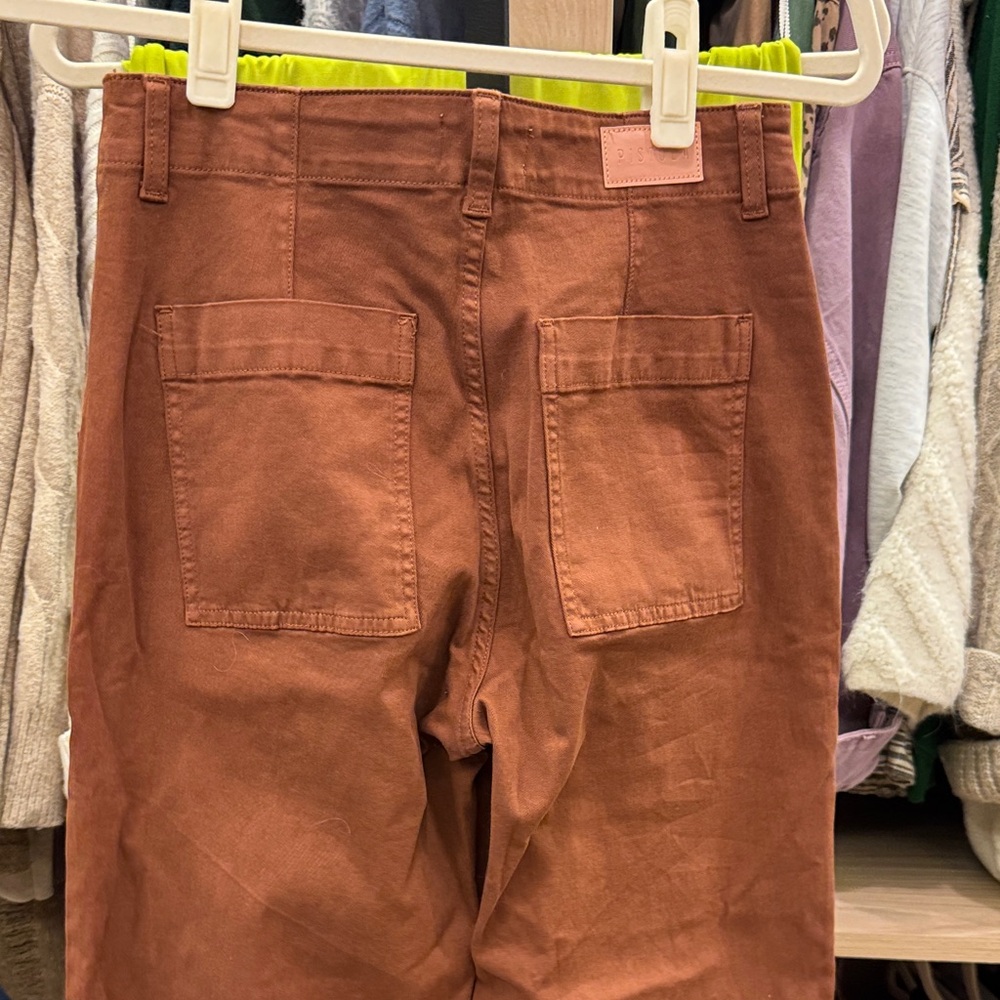 Pistola Women's High Rise Jeans in Brown - Picture 4 of 4